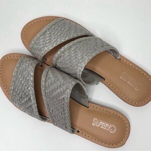 Carlos Santana Double Strap Slip On Sandals Size 9
